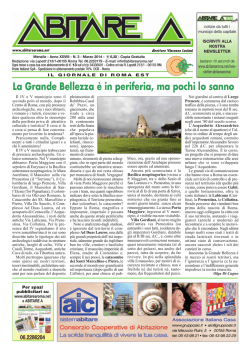 Marzo - Abitare a Roma