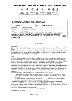 UNIONE DEI COMUNI MONTANI DEL CASENTINO