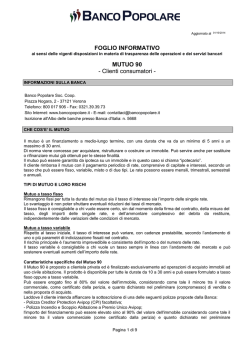 FOGLIO INFORMATIVO