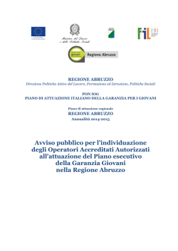 Allegato A – Avviso pubblico