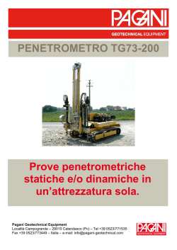 cliccare qui - Pagani Geotechnical Equipment