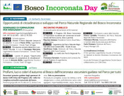 Programma Bosco Incoronata Day 22 e 23-11-2014