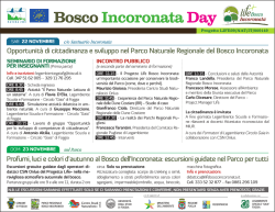 Programma Bosco Incoronata Day 22 e 23-11-2014