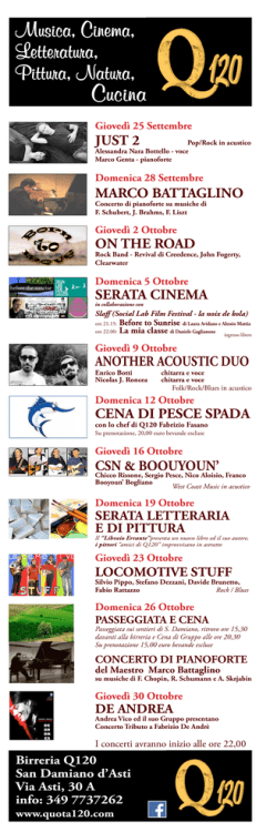 just 2 on the road marco battaglino serata cinema