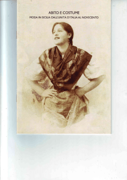Abito e costume.PDF - Soprintendenza Archivistica per la Sicilia