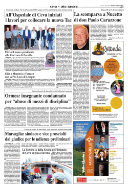 La scomparsa a Nucetto di don Paolo Carazzone All