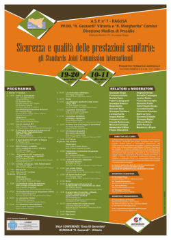 Locandina - ASP Ragusa