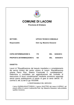COMUNE DI LACONI