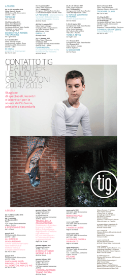 Locandina CONTATTO TIG 14-15