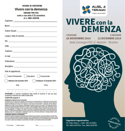 pieghevole con la scheda di iscrizionela