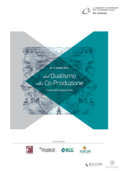 Sessione pomeridiana - Le Giornate di Bertinoro