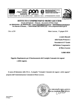 mm. - Istituto Comprensivo Muro Leccese