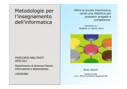 Scarica le slide in PDF