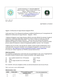 Certificazione di Spagnolo DELE
