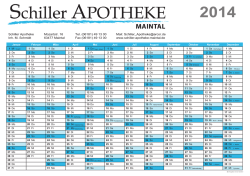 Mozartstr. 16 63477 Maintal Tel. (06181) 49 13 - Schiller