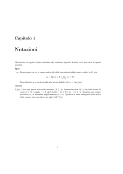 Notazioni