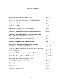 Sample Winvian Wine List &ndash; 2014