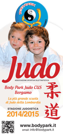 2014 brochure Body Park 2014-2015