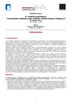 Programma Forum - CNS Consorzio Nazionale Servizi