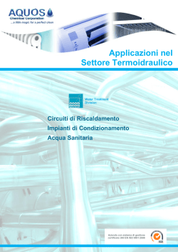 Applicazioni nel Settore Termoidraulico