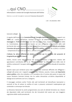 qui...CNO...n. 18/2014