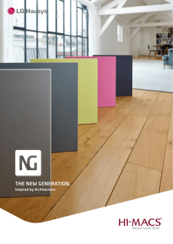 HI-MACS&reg; Brochure 2014 (it)