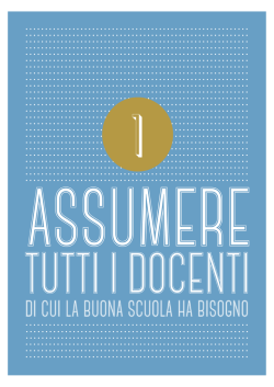 di cui la buona scuola ha bisogno