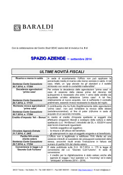 Circolare Settembre 2014