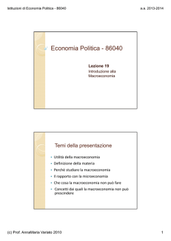 Presentazione 8 - Università degli studi di Bergamo