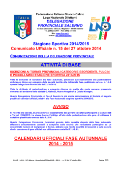 c.u. 15 - FIGC