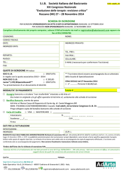 iscrizioni - adarteventi.com