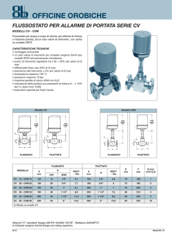 Serie CV - OFFICINE OROBICHE SpA