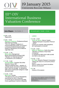 Universit&agrave; Bocconi Milano