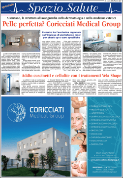 Pelle perfetta? Coricciati Medical Group