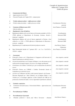 27 giugno 2014 - Università degli Studi del Molise