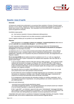 Aprile 2014 - Varesexport