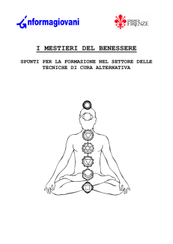 I MESTIERI DEL BENESSERE