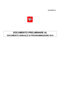 Leggi il DAP presentato dalla giunta regionale