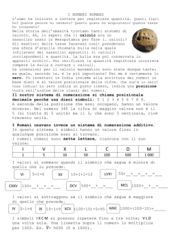 I V X L C D M - La Teca Didattica