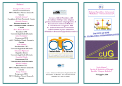brochure - Azienda Ospedaliero - Universitaria "Policlinico