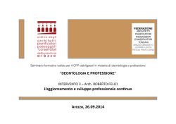Slides Corso Deontologia FELICI