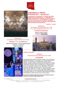 Concerto di Capodanno a Vienna