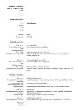 CV - Ospedale di Lecco