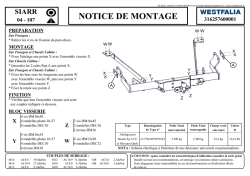 NOTICE DE MONTAGE - Patrick Remorques