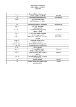 Leggenda Abbreviazioni