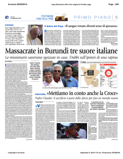 Massacrate in Burund..