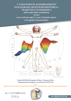 Download File - scuola avanzata di ecografia muscolo articolare