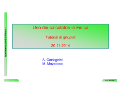 gnuplot - INFN - Sezione di Padova