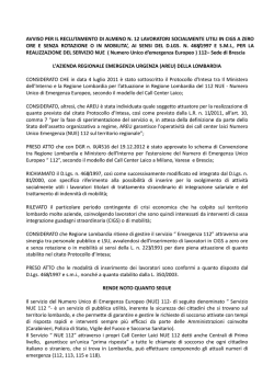 avviso per il reclutamento di almeno n. 12 lavoratori socialmente utili