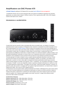Amplificatore con DAC Pioneer A70 - Hi